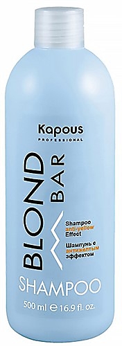 Шампунь с антижёлтым эффектом Blond Bar